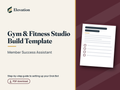 Gym & Fitness Studio Grok Bot Build Template: Member Success Assistant cover