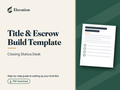 Title & Escrow Grok Bot Build Template: Closing Status Desk cover