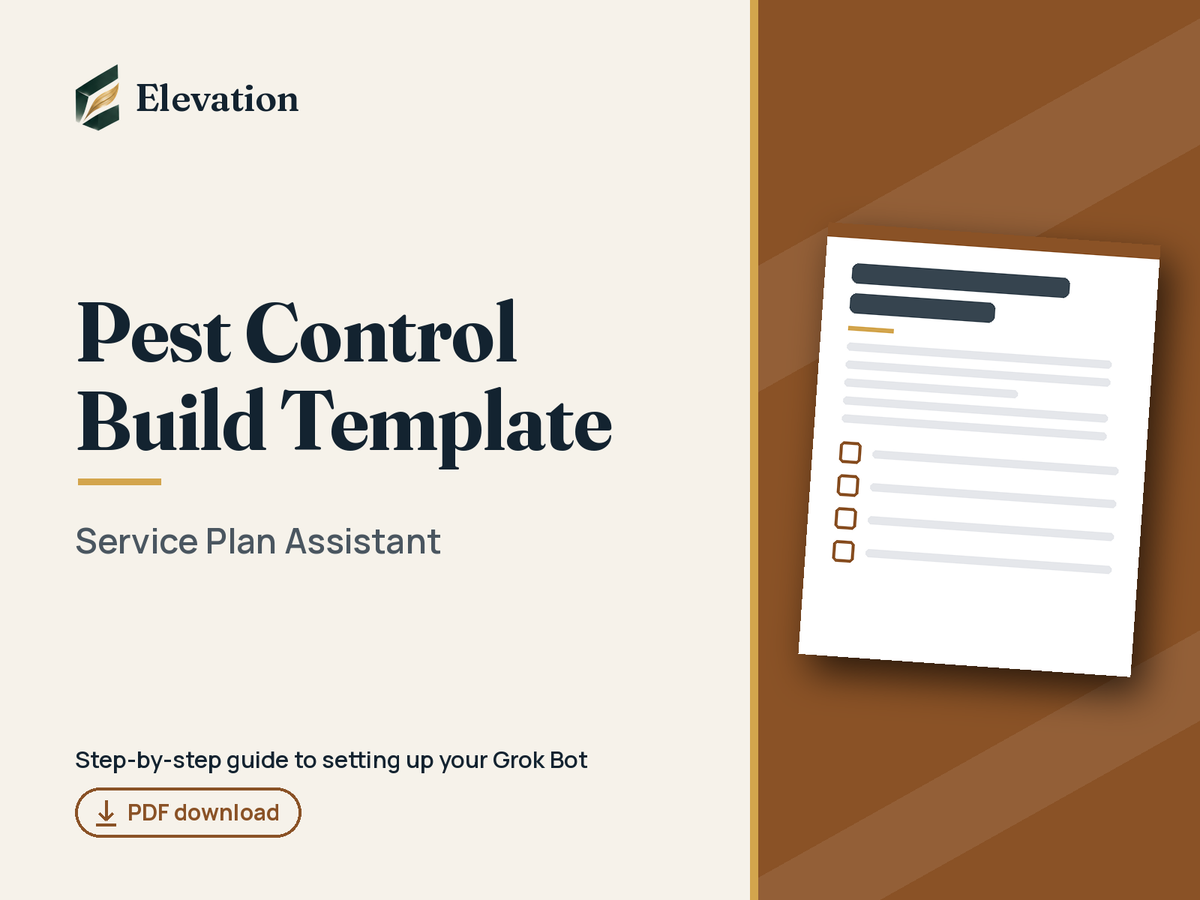 Pest Control Grok Bot Build Template: Service Plan Assistant cover