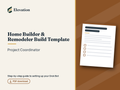 Home Builder & Remodeler Grok Bot Build Template: Project Coordinator cover