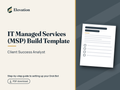 IT Managed Services (MSP) Grok Bot Build Template: Client Success Analyst cover