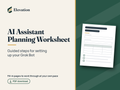 AI Assistant Planning Worksheet cover