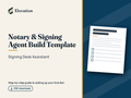 Notary & Signing Agent Grok Bot Build Template: Signing Desk Assistant cover